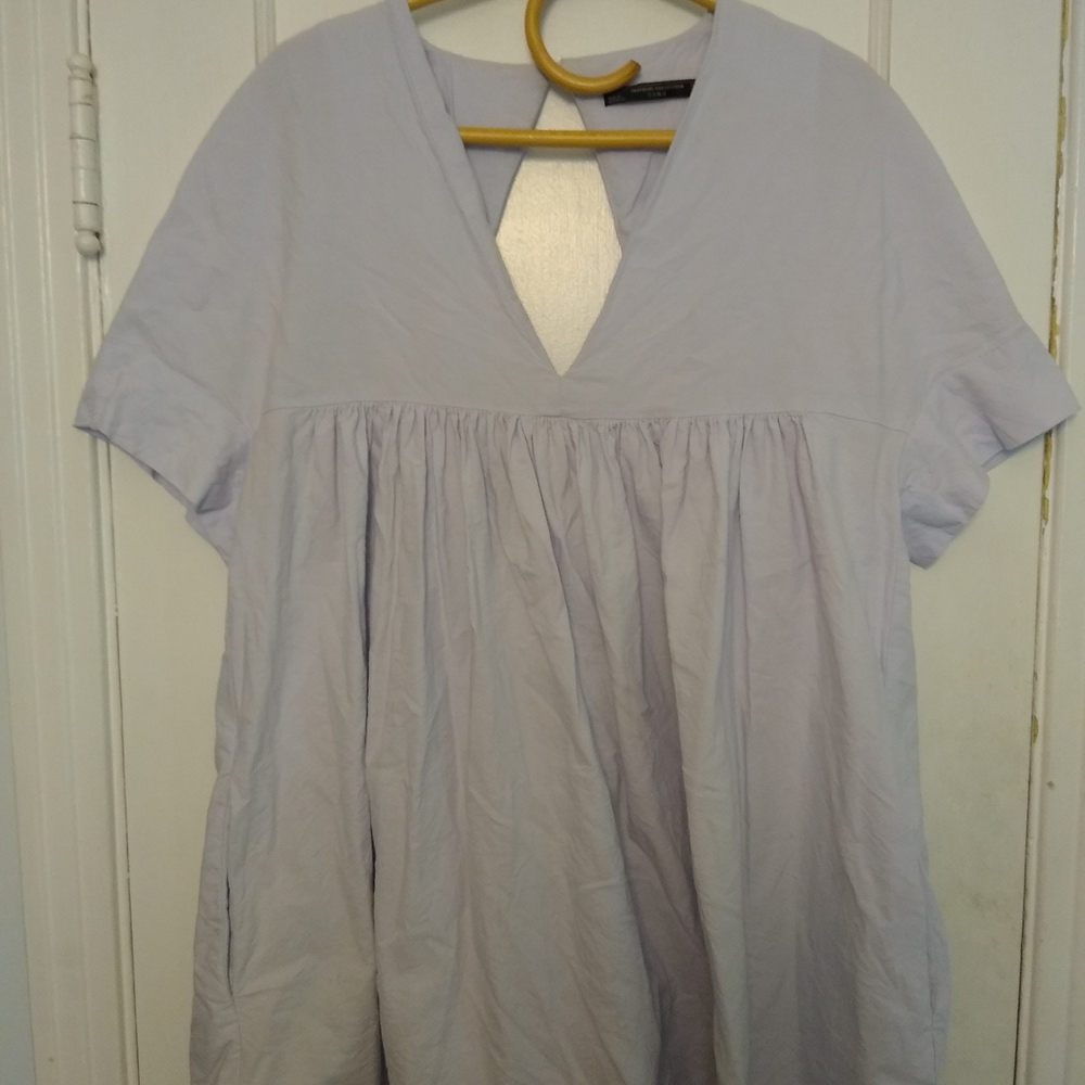 Zara Lavender Baby Doll Romper Dress